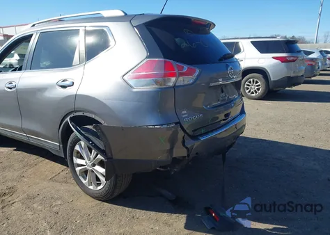 2016 Nissan Rogue Sv z USA, uszkodzony, nr VIN KNMAT2MV8GP628323